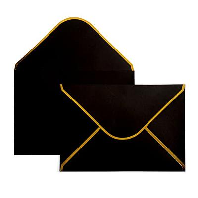 Invitation Envelopes, 60-Pack 4x6 Envelopes for Invitations, Gold