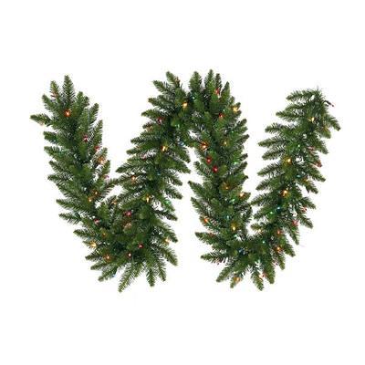 Sullivans Artificial Leaf & Twig Garland 72L Green