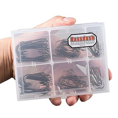 BASSDASH 180 Pieces Aberdeen Fishing Hooks Assortment, Light Bronze Color,  Hook Sizes 2/0, 1/0, 2, 4, 6, 8, Tackle Box - Yahoo Shopping