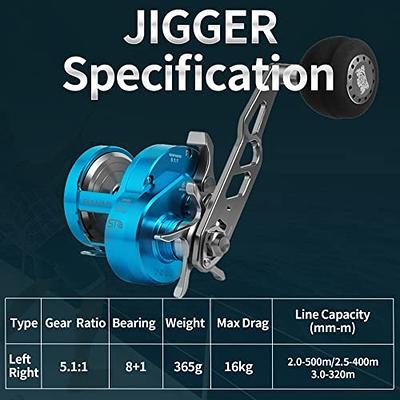 Super Long Carp Fishing Bait Reel High Speed, Maximum Drag 16KG