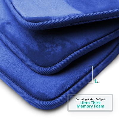 2 Piece Premium Memory Foam Bathroom Mat Set of 2 20x32 inch Bath Rugs,  Royal Blue - Yahoo Shopping