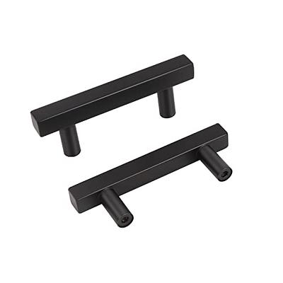 Ravinte 25 Pack 5 Inch Kitchen Square Cabinet Handles Matte Black Cabi