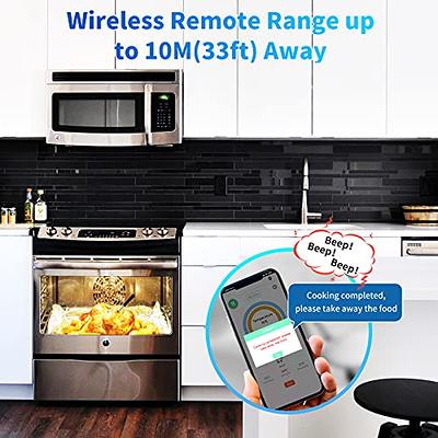Wireless Meat Thermometer Bluetooth Unlimited Range Thermometer Digital Meat  Thermometer Wireless for Remote Monitoring Kitchen BBQ Oven Smoker Grill  Rotisserie - Yahoo Shopping
