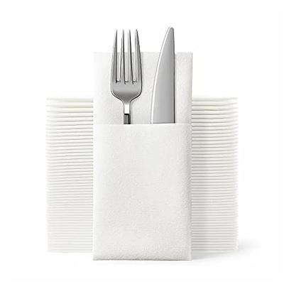 100 white linen napkins bulk  Wedding, restaurant, fine dining