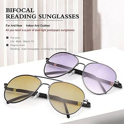 Photochromic Sunglasses Women Men Double Bridge - Temu