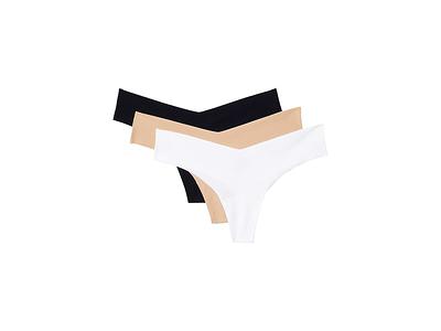 3-pack Perfect Thong (Black), Women's Underwear