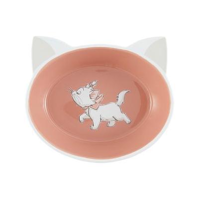 FRISCO Double Elevated Cat Bowl with Wood Stand, 0.5 cup 