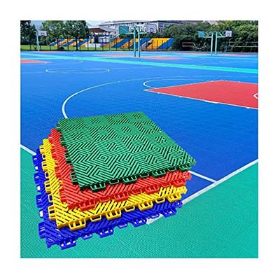 Modular Interlocking Floor Tiles Outdoor Sports Mat, Large Waterproof Floor  Mat for Basketball Court Gymnasium Swimming Pool