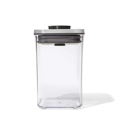 Frisco Airtight Food Storage Container, Clear/Black, 12.75-qt