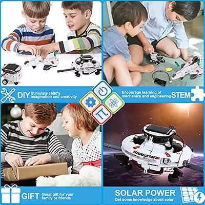  STEM Robotics Kit, 6 Set Electronic Science Projects  Experiments for Kids Age 8-12 6-8, STEM Toys for Boys Craft 8-10,  Engineering Build Robot Building Kits for Girls 5 7 8 9 10 11 12 + Year Old  Gifts : Toys & Games