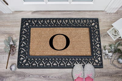 A1HC Rubber and Coir Heavy Duty, Doormat, 30 X 60 Black/Beige