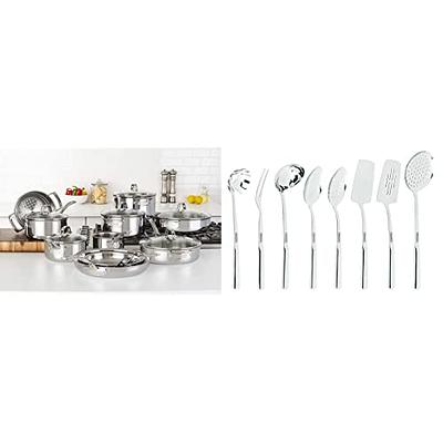 17pc STAINLESS STEEL COOKWARE SET, 3 PLY – Viking Cooking School