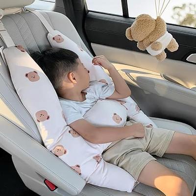 Premium 2in1 Baby Car Seat Head Support and Seat Belt Cover