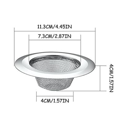 Stainless Steel Kitchen Sink Strainer Plug, 2 Pack Plug Hole Cover, Drain  Cover Metal Strainers Hair Catcher Sink Stopper Drain Filter for Kitchen