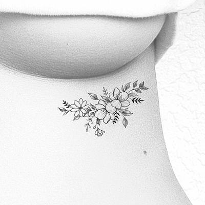 Tattoo tagged with: flower, small, daisy, single needle, joeturner, line  art, tiny, ifttt, little, nature, wrist, fine line | inked-app.com