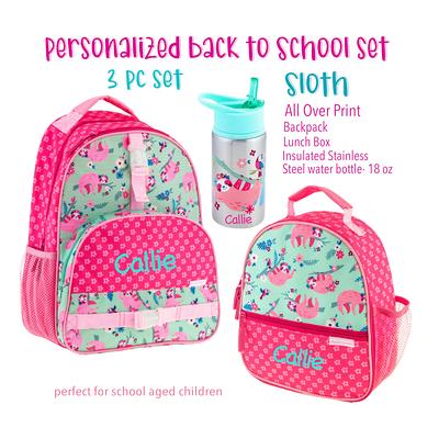 Kids Personalized Monogrammed Lunch Box Children's Insulated Lunch