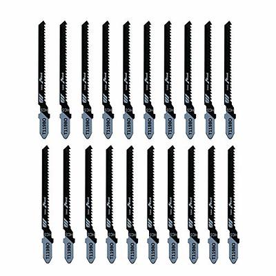 34PCS U-Shank Jig Saw Blade Set, Jigsaw Blades Set for Wood