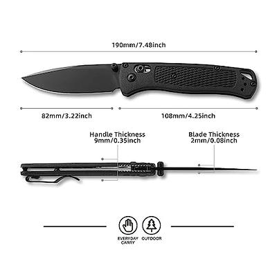 folding knives EDC for men,7.4Men's manual pulley opening，8Cr13MoV  Blade，Reinforced nylon fiber shank，folding knife with clip，Camping, wild  fishing, good partner (black) - Yahoo Shopping