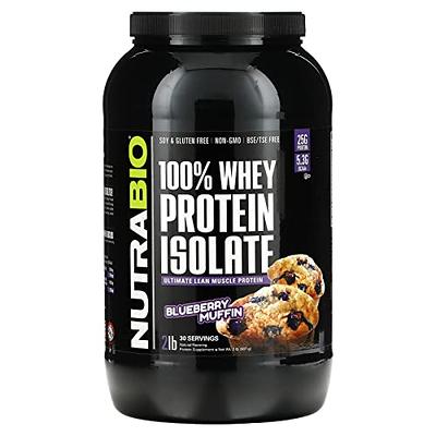 Dymatize ISO 100 Whey Protein Powder with 25g of Hydrolyzed 100% Whey  Isolate, Gluten Free, Fast Digesting, Birthday Cake, 1.6 Pound