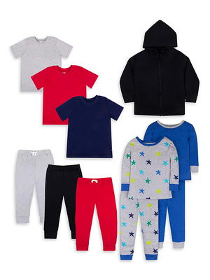 Little Star Organic Toddler Unisex 2 Pc Long Sleeve Hoodie and Jogger Pants  Set, Size 12M-5T 