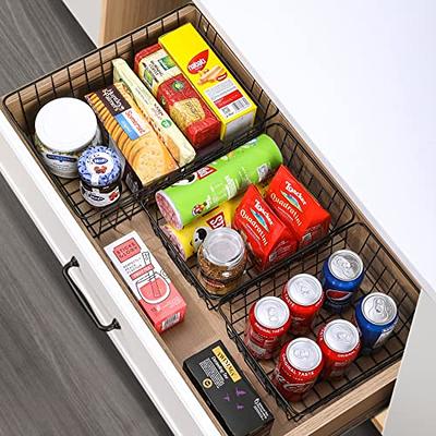 12 Pack ] Plastic Storage Baskets - Small Pantry Organization and Storage  Bins - Household Organizers for Laundry Room, Bathrooms, Bedrooms,  Kitchens, Cabinets, Countertops, Under Sink or On Shelves - Yahoo Shopping