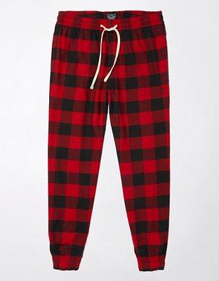 AE Flannel Joggers Men's Red XXL - Yahoo Shopping