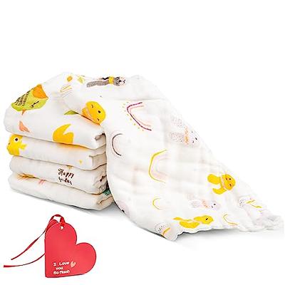 KOROTUS Muslin Burp Cloths 100% Cotton Muslin Cloths Large 10''x20'' Extra  Soft and Absorbent 5 Pack Baby Burping Cloth for Boys and Girls - Yahoo  Shopping