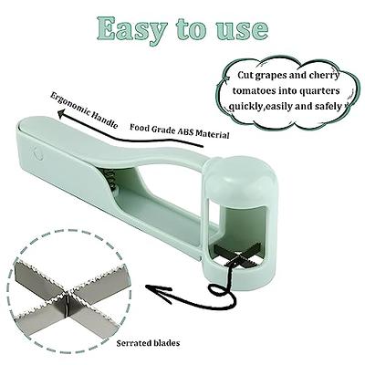 1pc Green Abs Grape Slicer