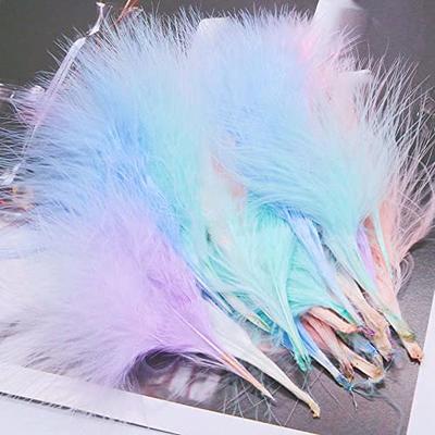  120pcs Colorful Goose Feathers for DIY Crafts, Jewelry