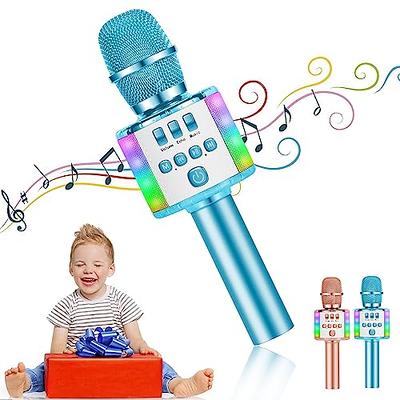 Mainstream Source® Wireless Bluetooth Karaoke Microphone with LED Lights – Portable  Handheld Microphone for Kids & Adults, Gifts & Toys for Girls & Boys (Rose  Gold/Black) - Yahoo Shopping