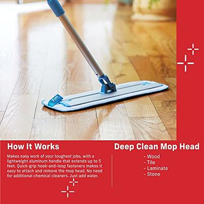 Microfiber Mops for Floor Cleaning - BPAWA Flat Floor Mop Wet Dry Dust Mop  for Hardwood Floors Laminate Wood Tile Vinyl Wall Hard Surface, Bathroom