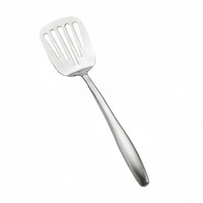 Turner/Spatula, 14-1/4 , Stainless Steel, Perforated, Thick