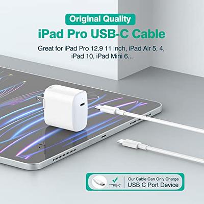  100W USB C to USB C Cable 6.6FT 2Pack, Type-C 20V/5A Fast PD  Charger Braided Cord for MacBook Pro,iPad Pro/iMac,iPhone 15 Plus/15 Pro  Max,Galaxy S23 S22 Note 20, OnePlus 9,Sony PS5(Azure