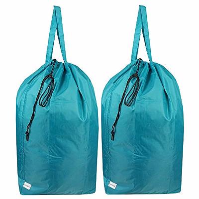 Kleen Handler Blue, Janitorial Cart Replacement Bag, Commercial Cleaning Cart Bag for Hotel, Laundry, Towels, Housekeeping (3-pack)