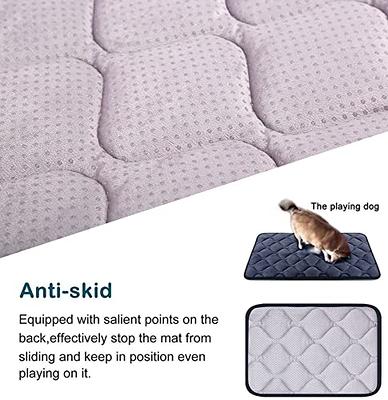 JoicyCo Dog Bed Large Crate Pad Mat 42 in Non-Slip Soft Washable Mattress  Pet Beds Cat Beds Kennel Pads
