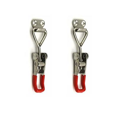 2Pcs Stainless Steel Chrome Toggle Latch For Chest Box Case Suitcase Tool  Cl;;^