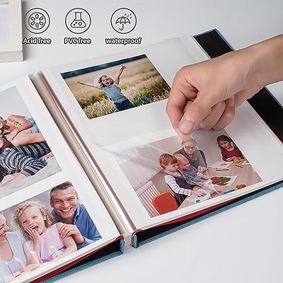 photo-01 Popotop Large Photo Album Self Adhesive 4X6 5X7 8X10 Scrapbook  Album Diy 40 Pages Picture Book,Gifts For Mom,Family Baby And Wed