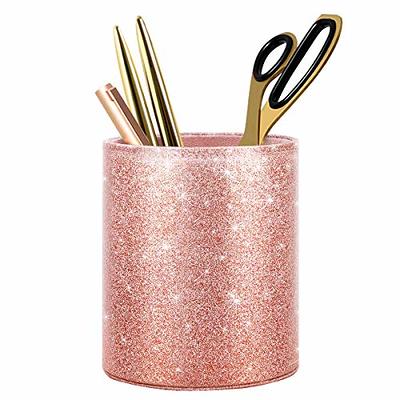 Rose Gold Desk Organizer and Storage for Your Accessories - Cute Office  Decor for Women and Girls - Pink Set for Pencil Holder, Paper, File, School  Supplies - Desk Organizers and Accessories 