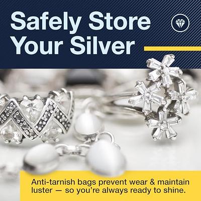  Geosar 24 Pcs Silver Storage Bags Anti Tarnish Jewelry
