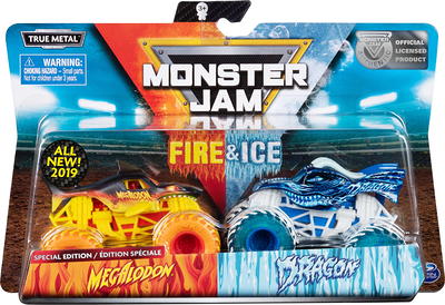 Monster Jam, Official Megalodon Monster Truck, Collector Die-Cast Vehicle,  1:24 Scale