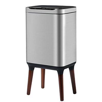 EKO EcoSmart Soft-Square Stainless Steel Motion Sensor Trash Can