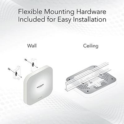  NETGEAR Cloud Managed Wireless Access Point (WAX630) - WiFi 6  Dual-Band AX6000 Speed, Up to 600 Client Devices, 802.11ax, Insight  Remote Management