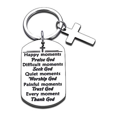 Wooden cross keychain 12pcs – Christian Gifts