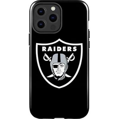 Skinit Clear Phone Case Compatible with iPhone XR - Officially Licensed NFL Las Vegas Raiders Large Logo Design