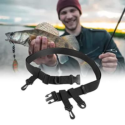 Fishing Waist Belt Rod Holder Adjustable Belts Outdoor Lure Fishing Tool  Spinning Casting Pole Holder