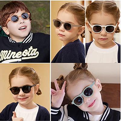 VideMundi Baby Sunglasses with Strap Polarized Flexible UV400 for