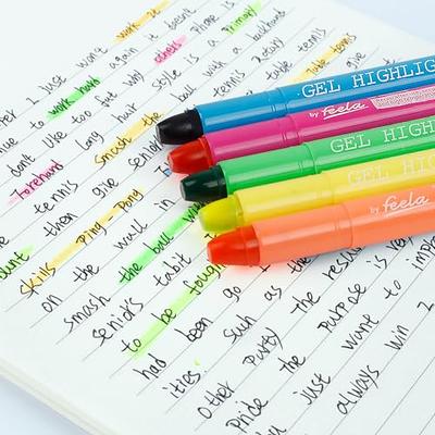 Hi-Lite Pastel Highlighters for Bible - Aesthetic Highlighters with Soft  Chiseled Tip - No Bleed Highlighter Pens for Planner, Notes, Books - Desk,  Office, Journaling Supplies - 6-Pack Assorted Colors - Yahoo Shopping