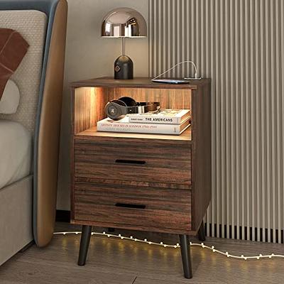 Aobafuir Nightstand, Small Side Table, Bedside Furniture, Night