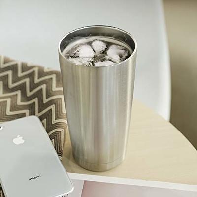 DOMICARE 20oz Stainless Steel Tumbler Bulk with Lid, Double Wall