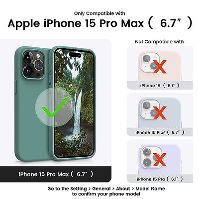 OTOFLY Designed for iPhone 13 Pro Phone Case, Silicone Shockproof Slim Thin  Phone Case for iPhone 13 Pro 6.1 inch (Midnight Green)